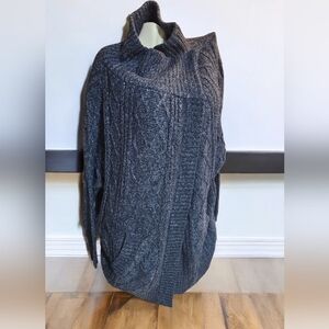 Eclipse Blue Cable Knit Cardigan